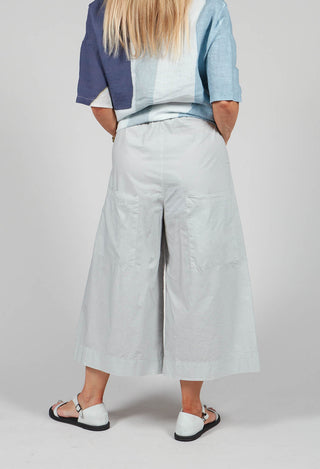 Elasticated Waist Trousers in Oyster Grey