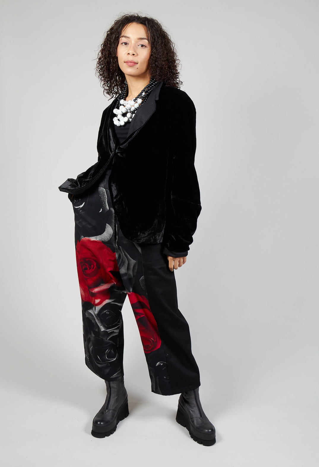 Velvet Jacket in Black