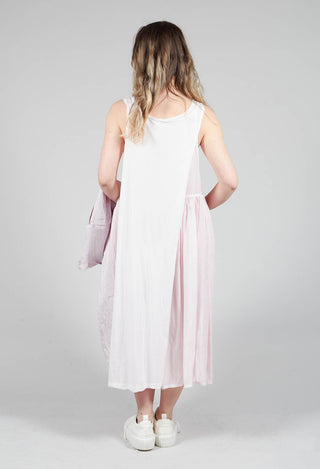 Sheer Double Vest Dress in Rose 10% Cloud