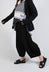 Relaxed Fit Balloon Trousers in Black