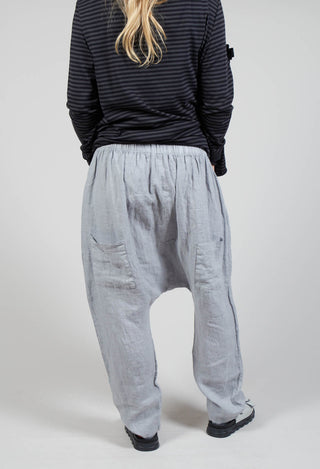 Dropcrotch Trousers in Grey