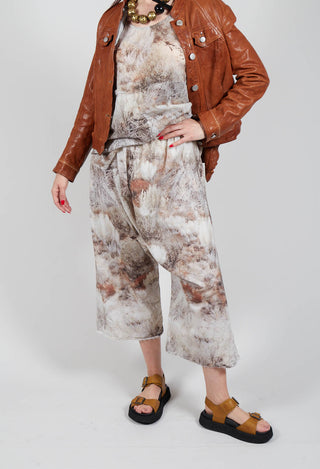 Low Crotch Pull on Trousers in Steppe Bronze