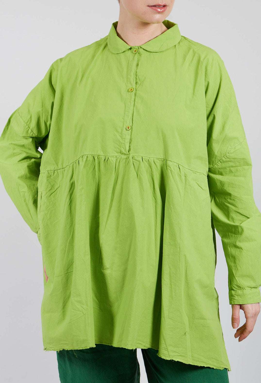 Saloma Shirt in Lime