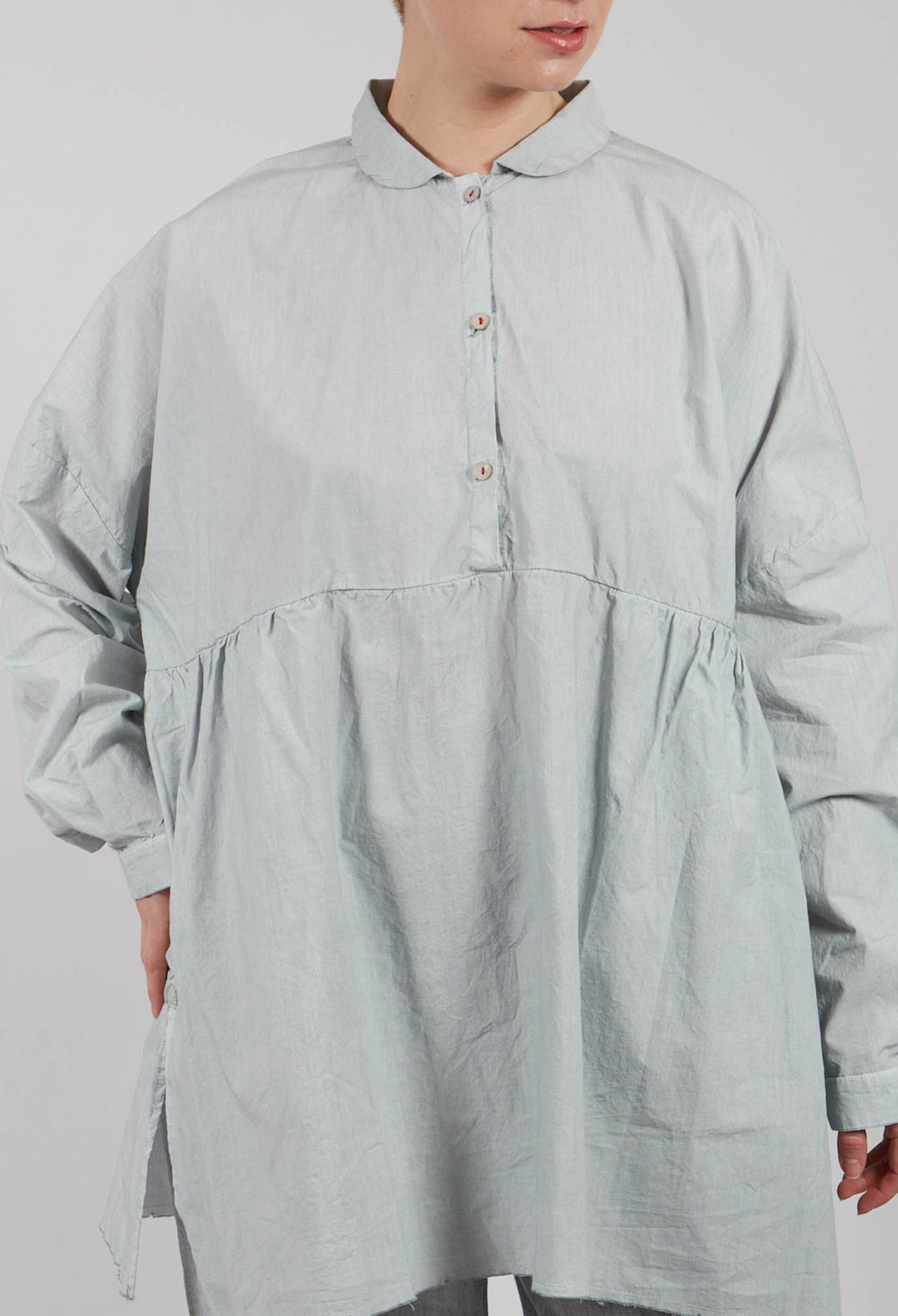 Saloma Shirt in Platin Old