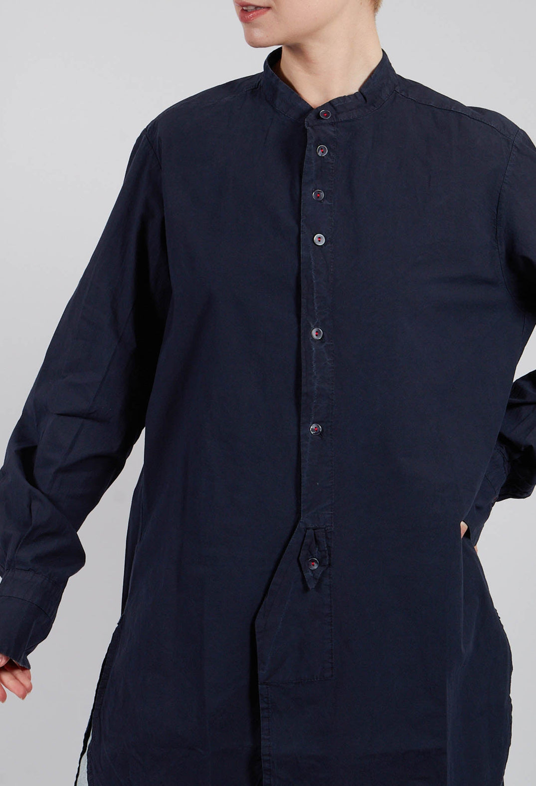 Sam Unisex Shirt in Navy