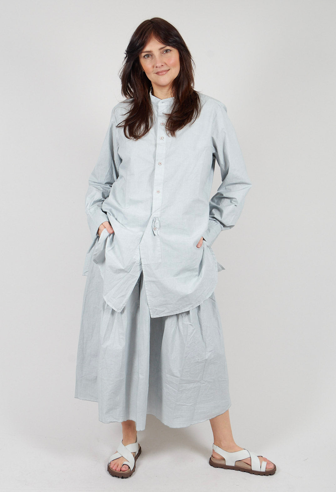 Sam Unisex Shirt in Platin Old