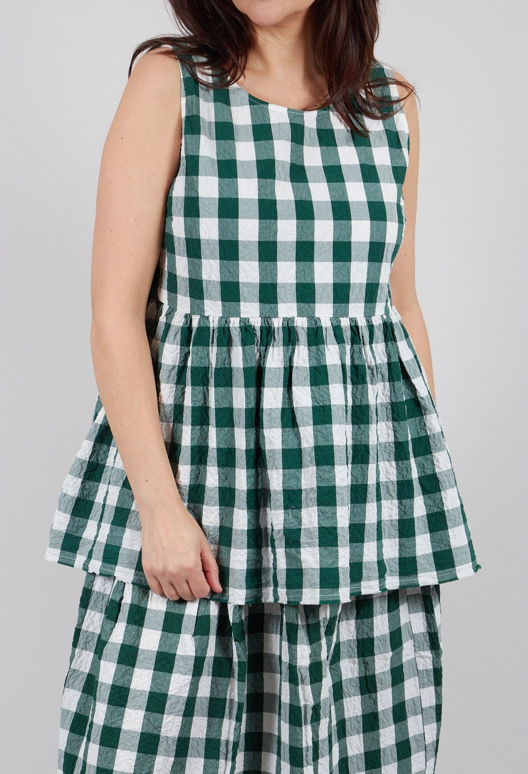 Sara Shirt in Green Check