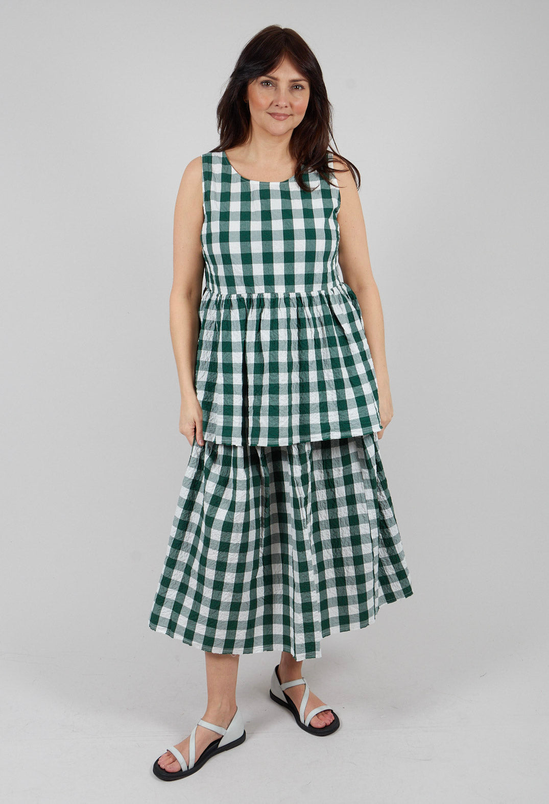 Sara Shirt in Green Check