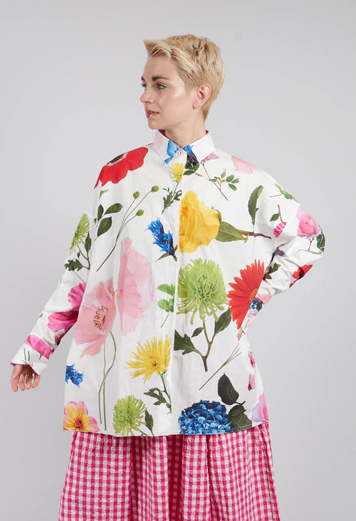 Sarita Printed Shirt in Flowers