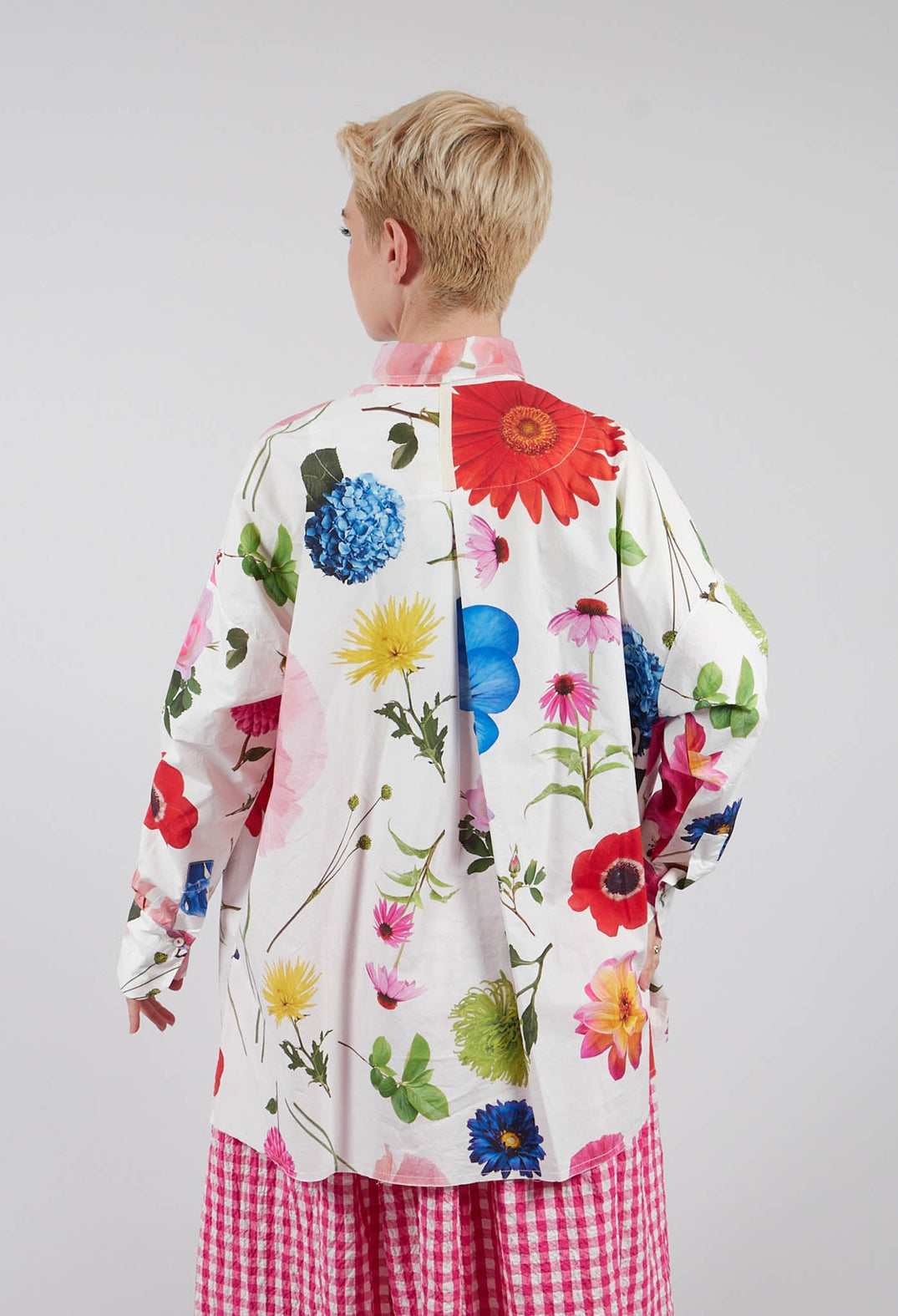 Sarita Printed Shirt in Flowers
