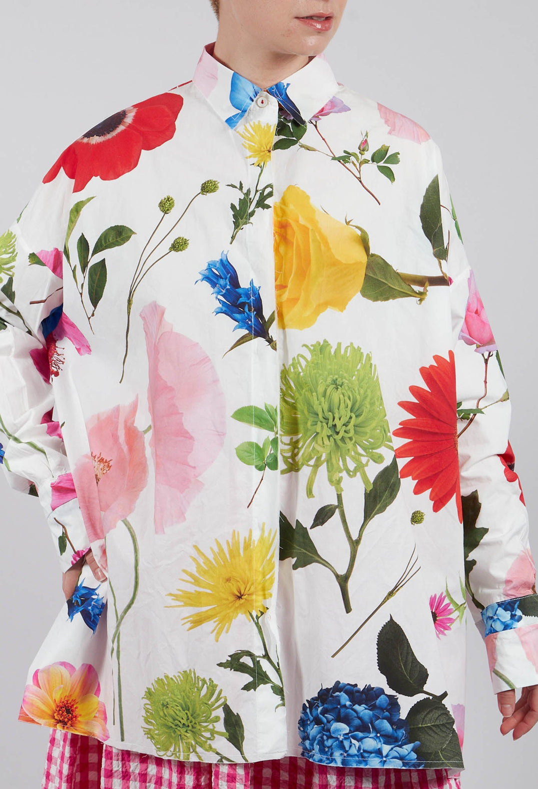 Sarita Printed Shirt in Flowers