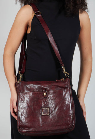 Satchel Bag in Wine