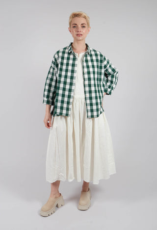 Savannah Shirt in Green Check