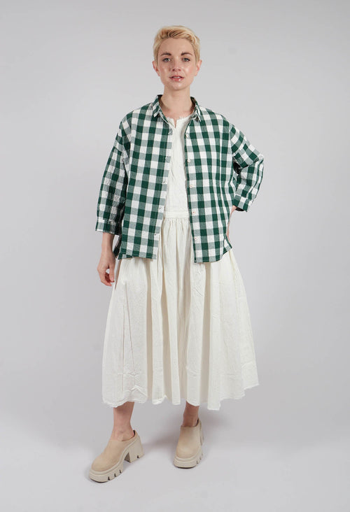 Savannah Shirt in Green Check