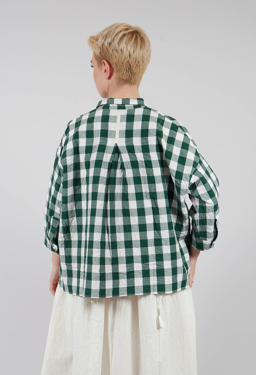 Savannah Shirt in Green Check