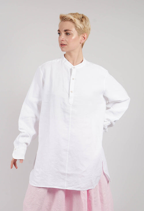 Sebastian Unisex Shirt in White