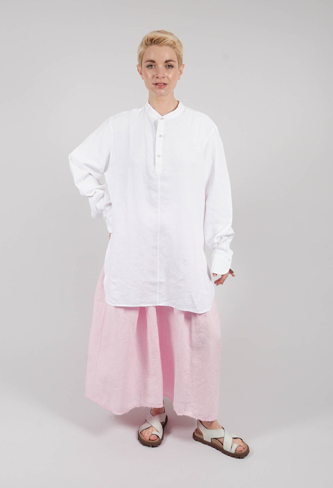 Sebastian Unisex Shirt in White