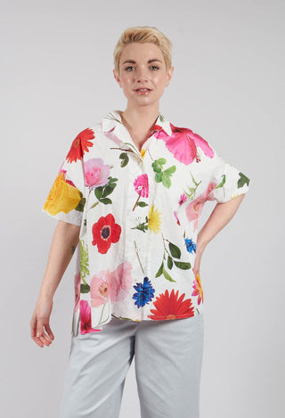 Serenity Printed Shirt in Flowers