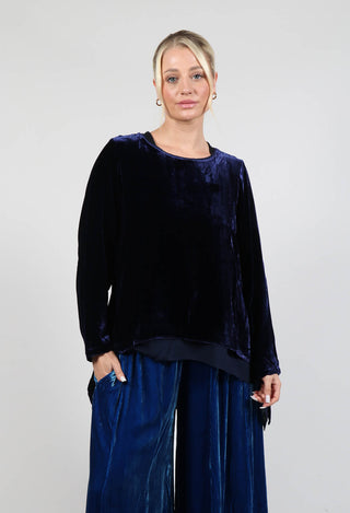 Sevda Top in Navy Blue