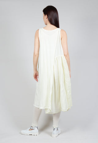 Sheer Double Vest Dress in Lily 10% Cloud