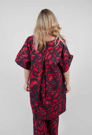 Shift Dress in Gojiberry and Polinig