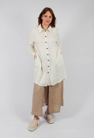 Shirt Dres in Greige