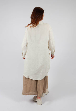 Shirt Dres in Greige