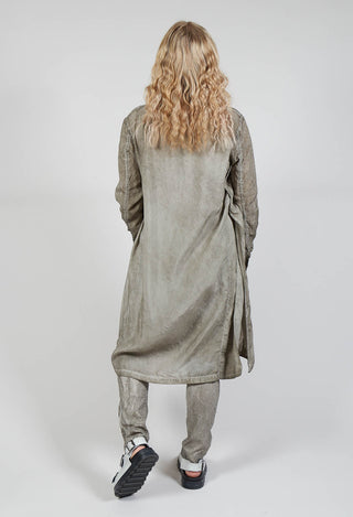 Shirt Dress in Hay Cloud