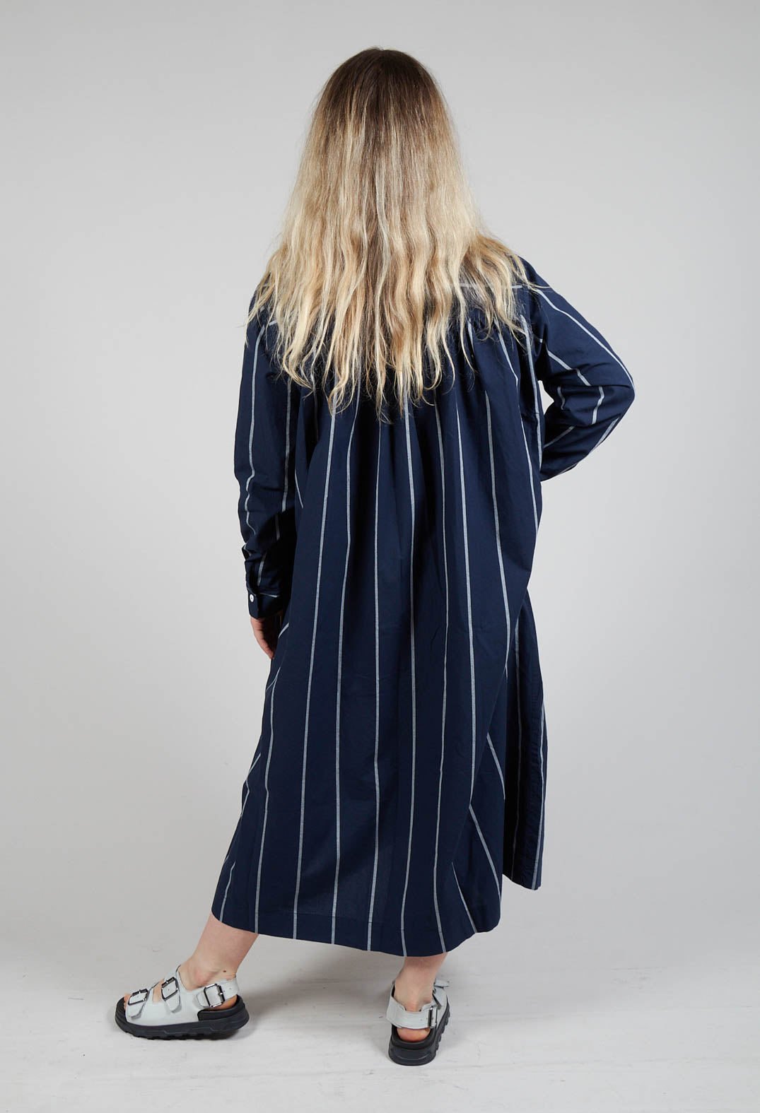 Shirt Dress in Indigo