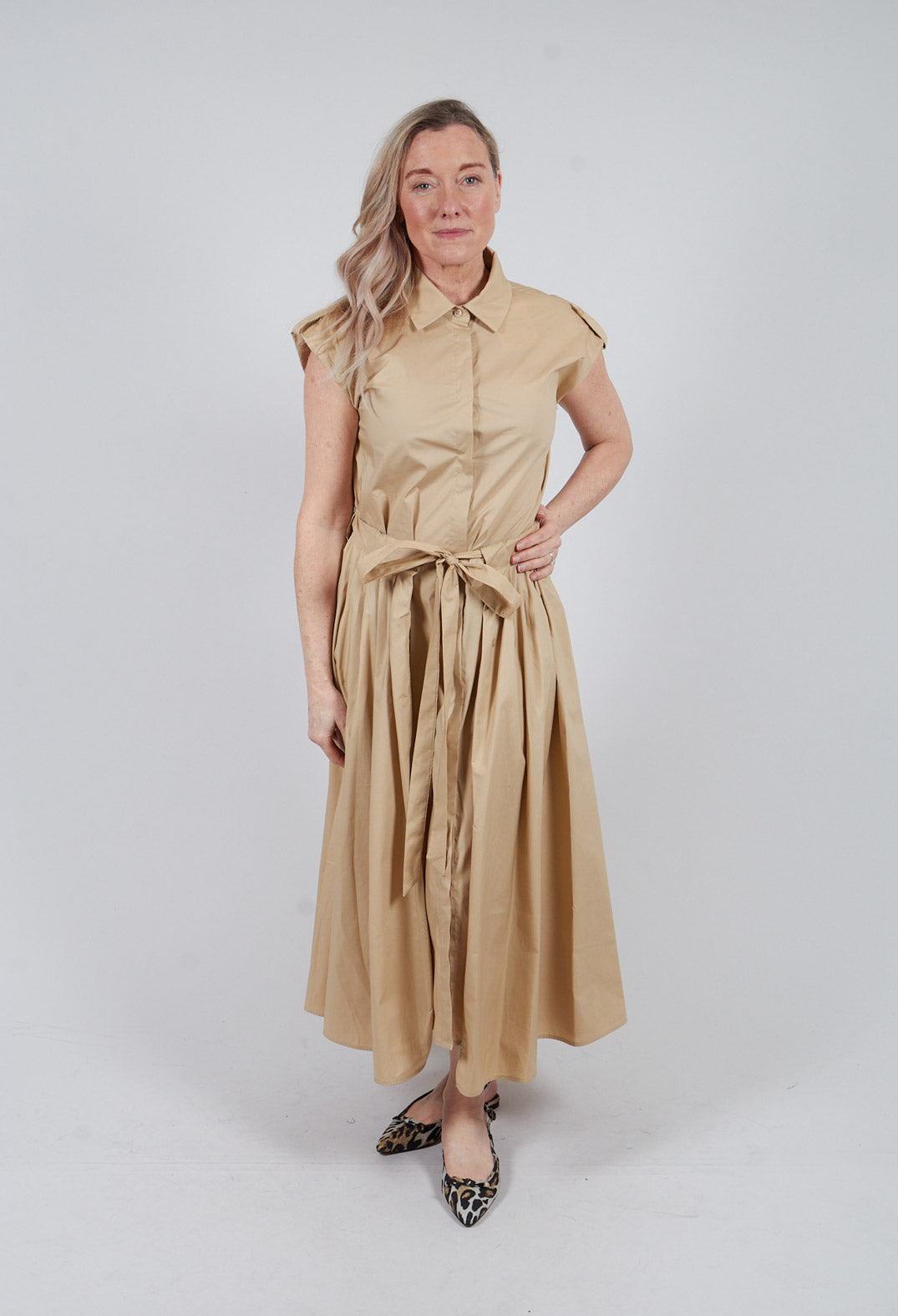 Shirt Dress in Lark