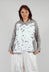 Shirt with Bold Print in Grey