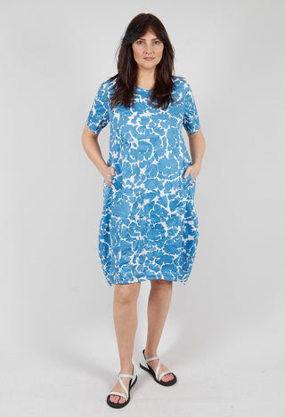 Short Sleeved Flower Dress in Flowers