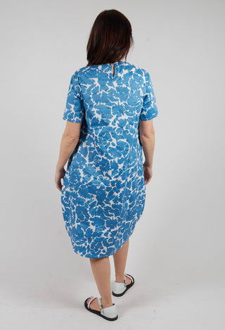 Short Sleeved Flower Dress in Flowers