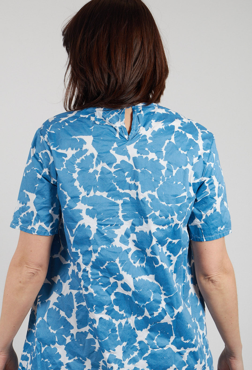 Short Sleeved Flower Dress in Flowers