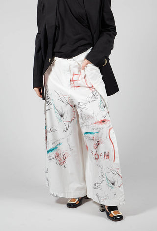 Sia Trousers in White
