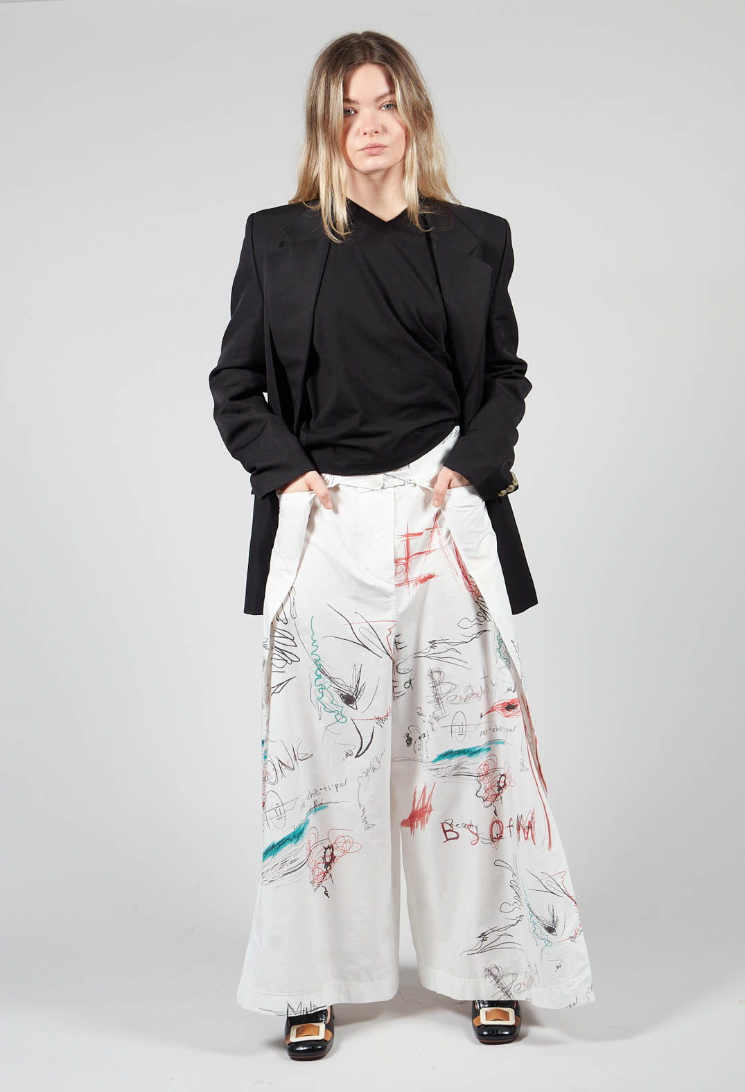 Sia Trousers in White