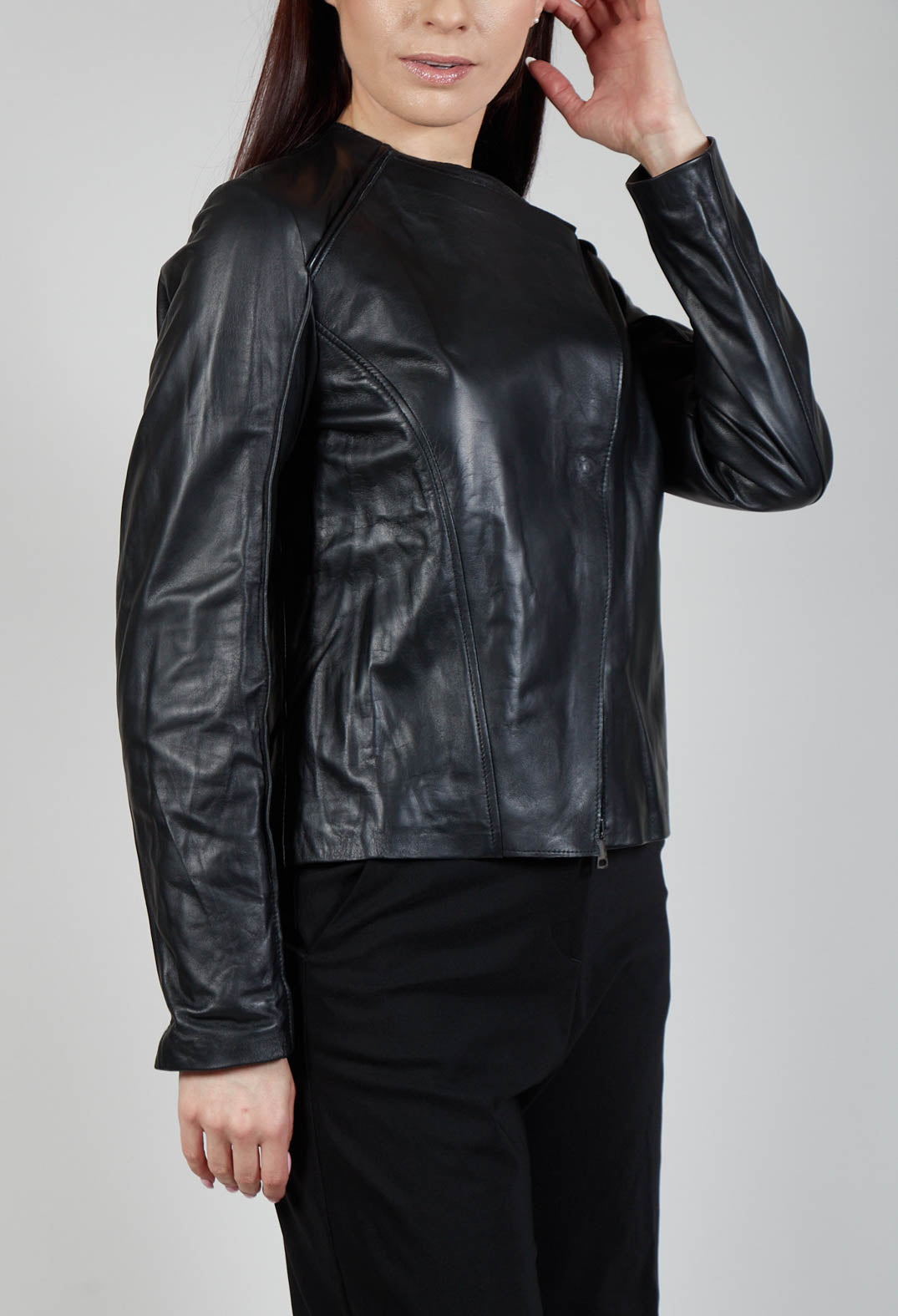 Sinister Pelle Jacket in Black