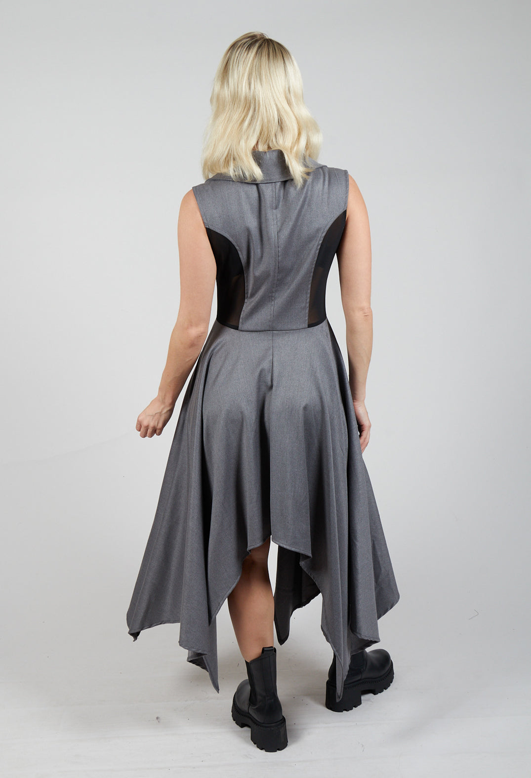 Sleeveless Dress in Grey