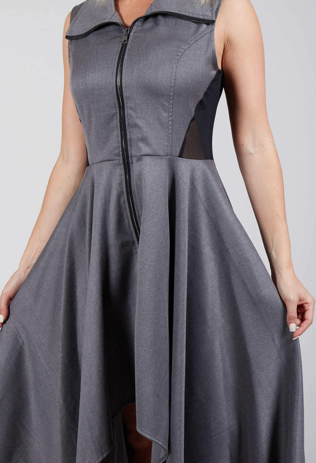 Sleeveless Dress in Grey