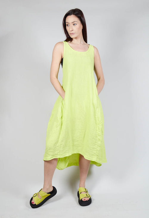 Sleeveless Linen Dress in Sun