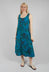 Sleeveless Maxi Dress in Peacock