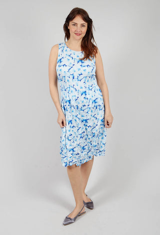 Sleeveless Smash Dress in Ocean Foam