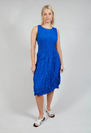 Sleeveless Smash Dress in Royal