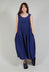 Sleeveless Tulip Hem Dress in Azur