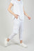 Slim Cargo Style Trousers in White
