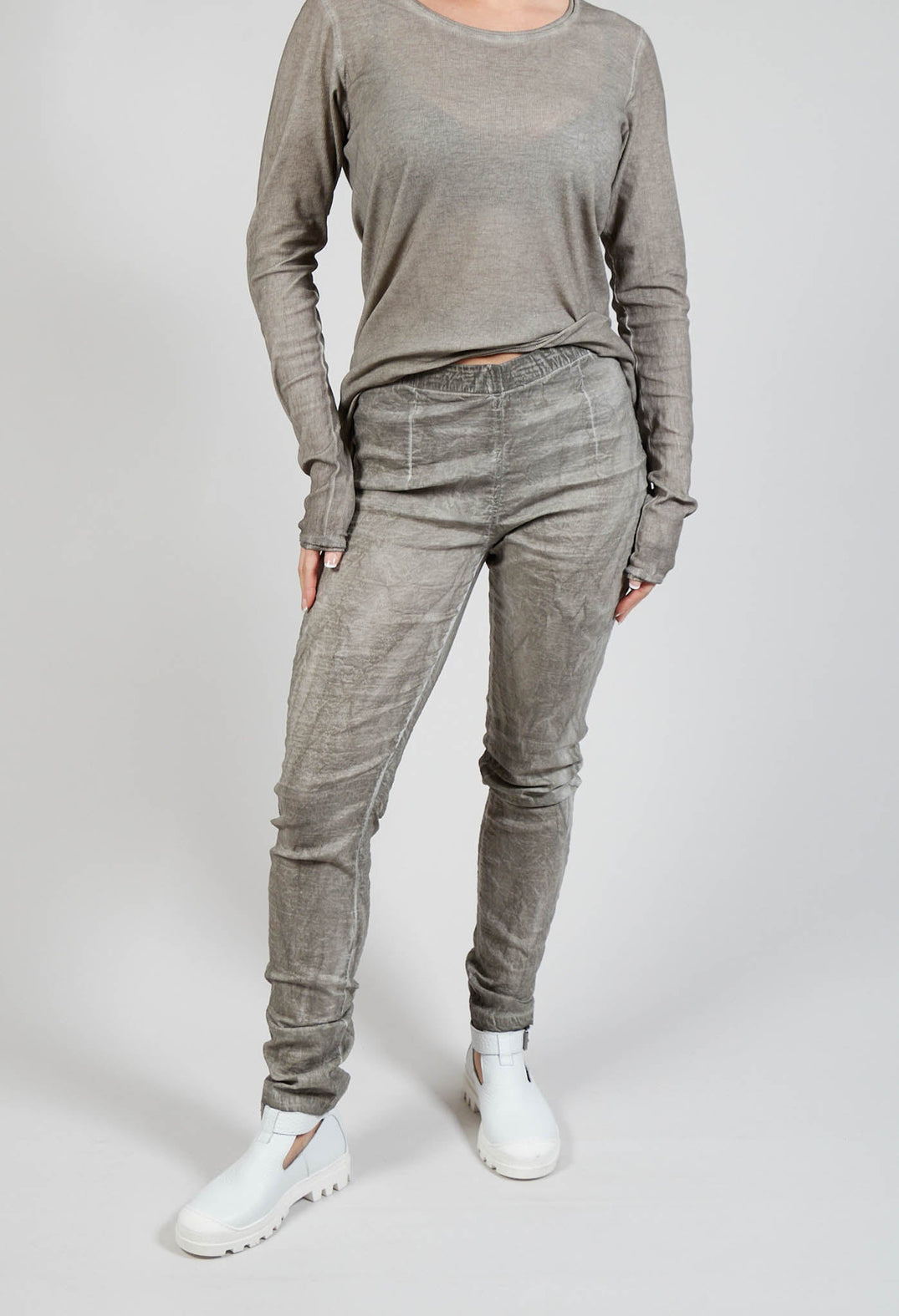Slim Fit Pants in Hay Cloud