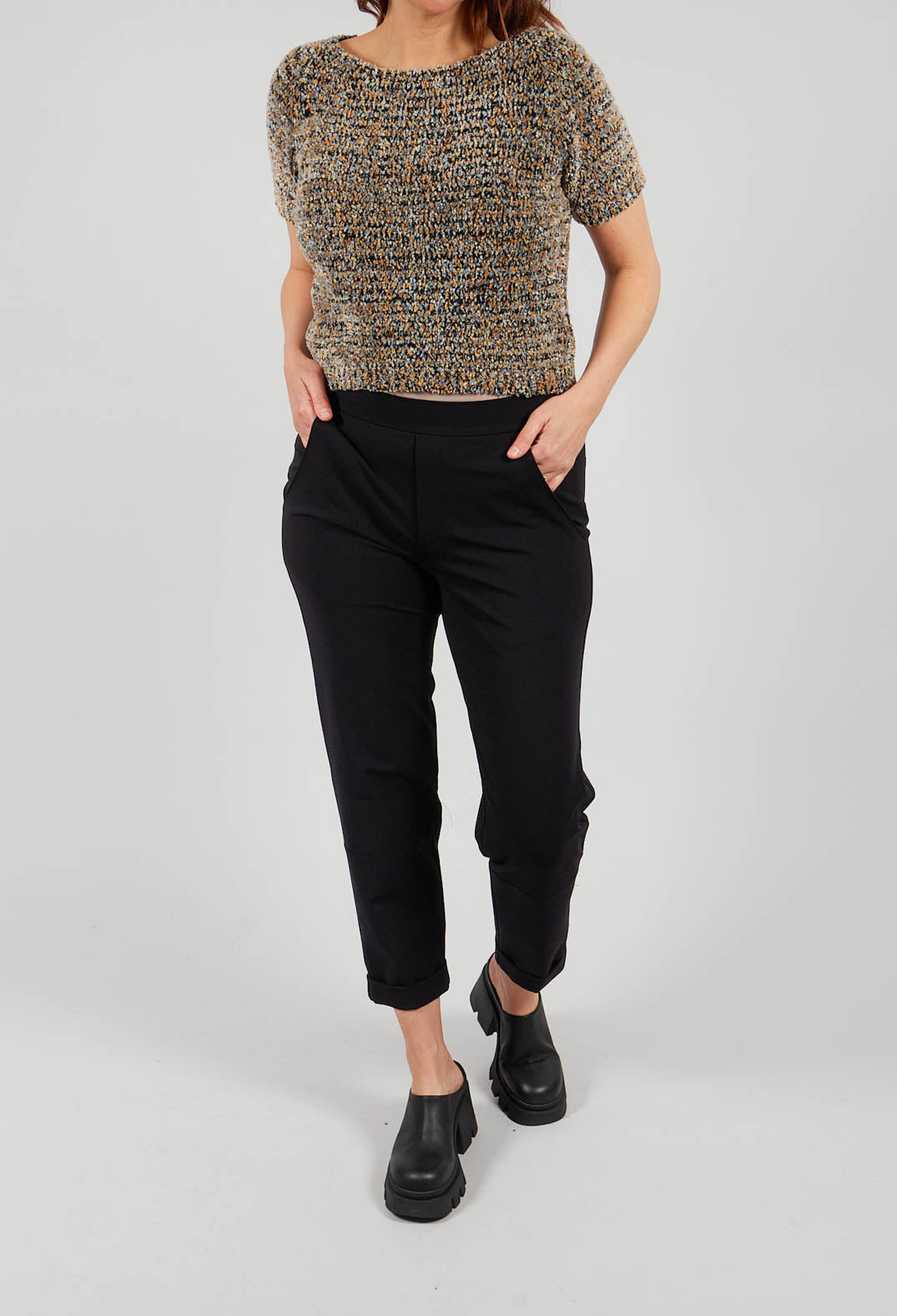 Slim Fit Trouser in Black
