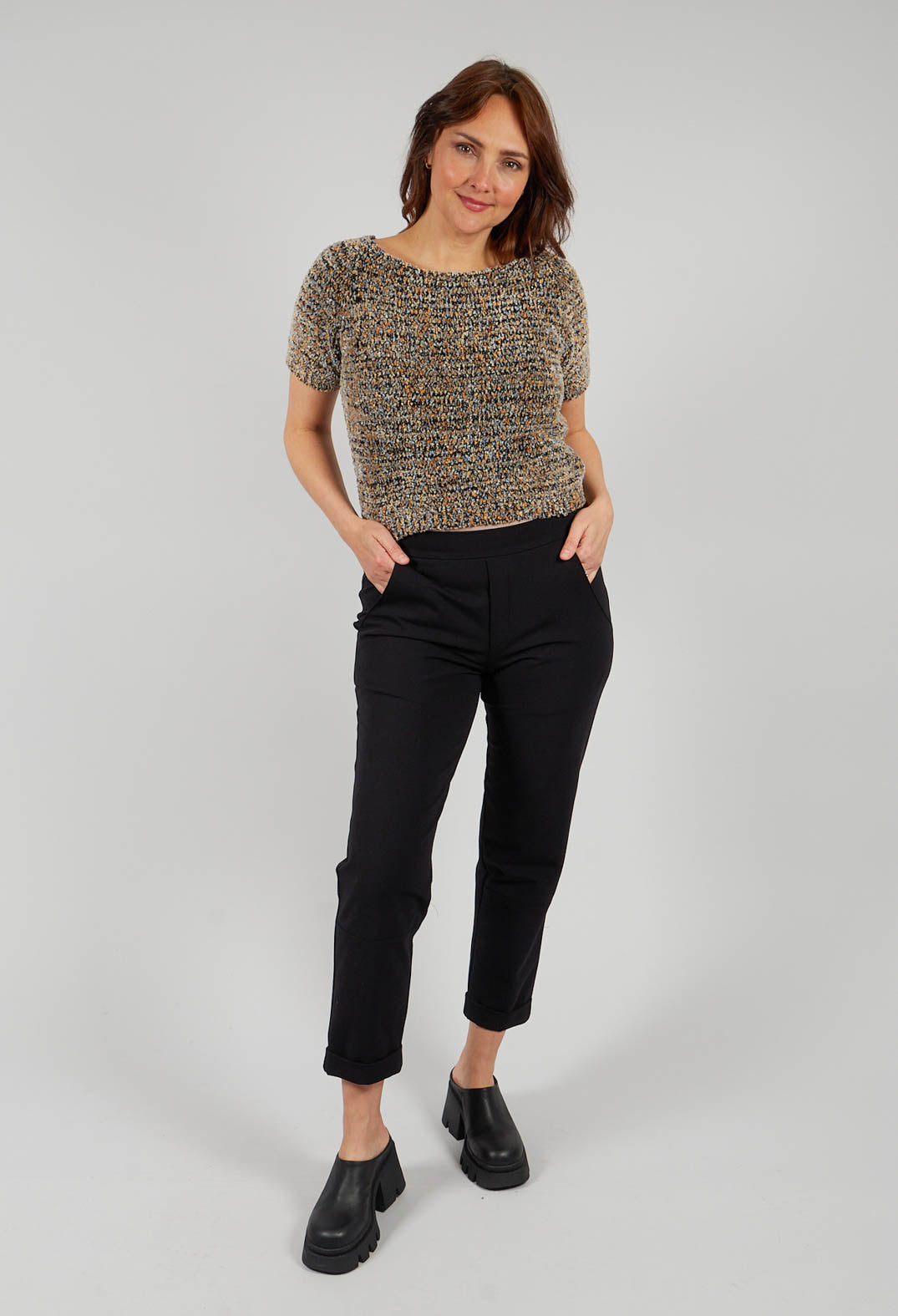Slim Fit Trouser in Black