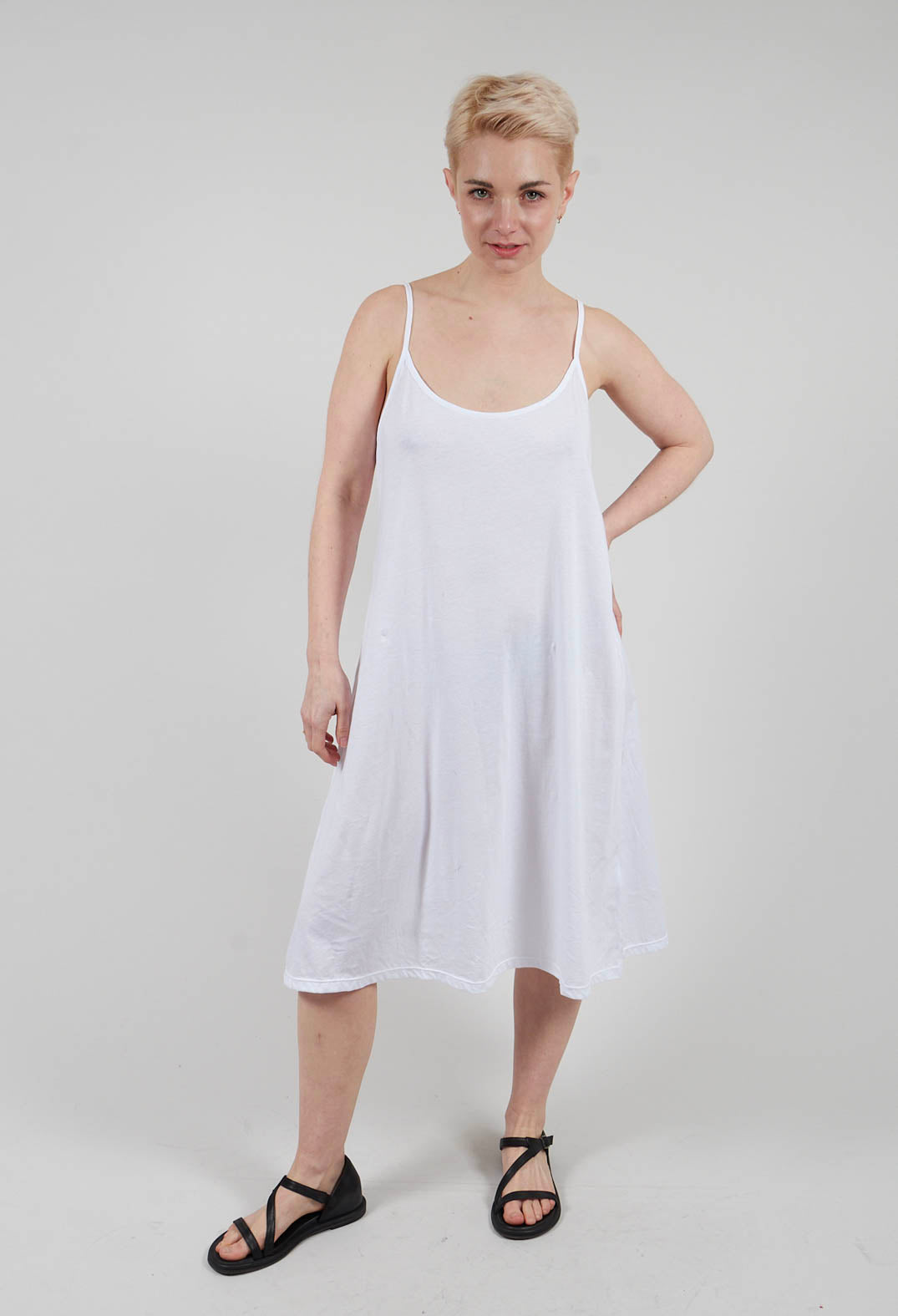 Slip Dress in White