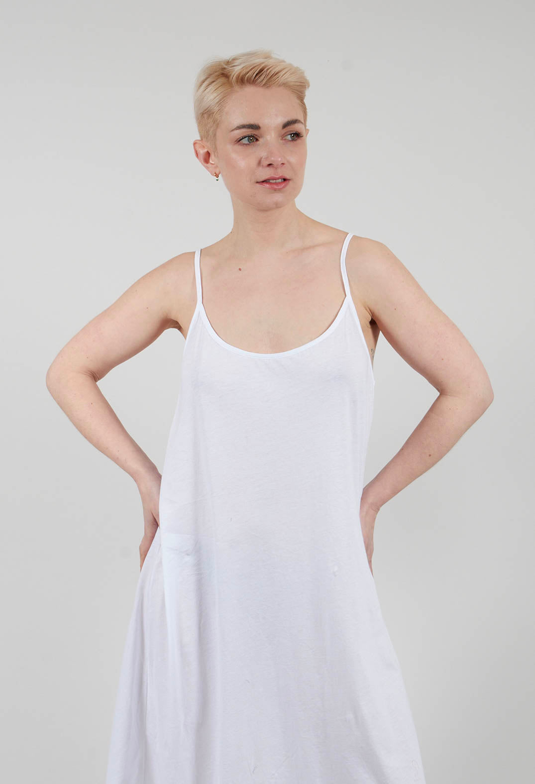 Slip Dress in White